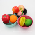 New Style Custom Fruit Salad Bowl Bamboo Fiber Bamboo Baby Salad Bowl